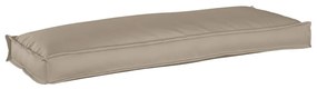 vidaXL Μαξιλάρι Taupe 110 x 40 x 8 εκ Ύφασμα Όξφορντ