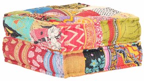 vidaXL Πουφ Patchwork 60 x 70 x 36 εκ. Υφασμάτινο