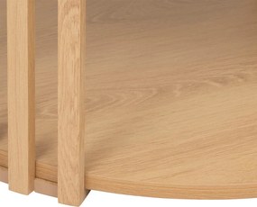 Τραπέζι Σαλονιού Με Ράφι (Φ60x35) F-V Slat 212896
