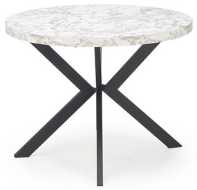 PERONI table white marble DIOMMI V-PL-PERONI-ST-MARMUR/CZARNY