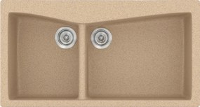 Sanitec Classic 326 (93×51) - Γρανιτένιος νεροχύτης - Granite BEIGE