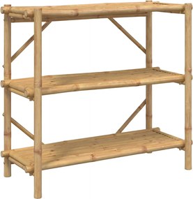 vidaXL Ραφιέρα 3 Επιπέδων 100x40x90 εκ. από Μπαμπού
