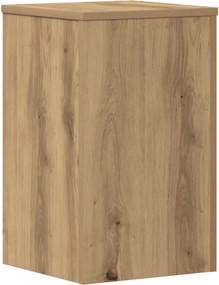 vidaXL Βάσεις Φυτών 2 τεμ. Αρτισιανή Δρυς 30x30x50 εκ. Επεξ. Ξύλο