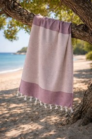 Stewehome Μεγάλη πετσέτα παραλίας από 100% βαμβάκι πεστέμαλ 90x170 cm