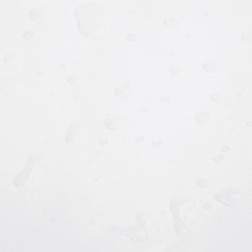 vidaXL Μουσαμάς Λευκός Ø 2 μ. 650 γρ./μ²