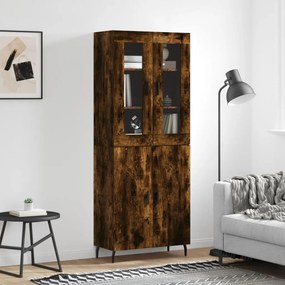 VidaXL Ντουλάπι Καπνιστή Δρυς 69,5x34x180 εκ. από Επεξεργασμένο Ξύλο