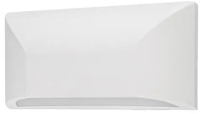 Απλίκα Φωτιστικό Τοίχου IP65 LED 6W 3000K Ορθογώνιο SLIM ACA-SLIM22W-Λευκό SLIM22W