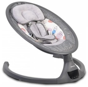 Ηλεκτρικό Ρηλάξ Με Μουσική (0-6 Μηνών/Έως 9kg) Cangaroo iSwing Dark Grey