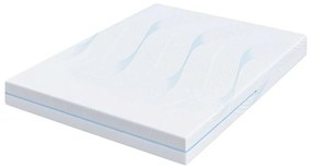 vidaXL Στρώμα Λευκό 140 x 190 cm Pěna