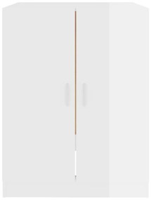 Ντουλάπι Πλυντηρίου Γυαλιστερό Λευκό 71 x 71,5 x 91,5 εκ.