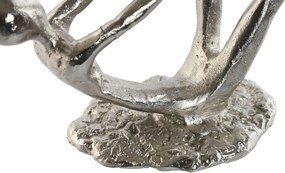 Διακοσμητική Φιγούρα Home ESPRIT Ασημί 25 x 8 x 14 cm (x2)
