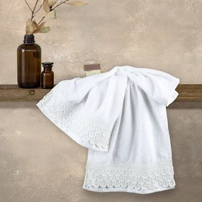 Πετσέτες Χεριών (Σετ 2τμχ) Nima Union White 400gsm