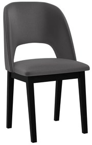 Καρέκλα Victorville 333, Σκούρο γκρι, Μαύρο, 82x45x45cm, 6 kg, Ταπισερί, Ξύλινα, Ξύλο: Οξιά | Epipla1.gr