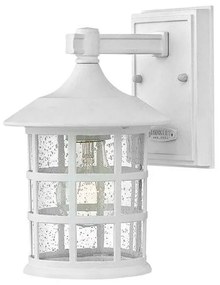 Φανάρι Απλίκα Φωτιστικό Τοίχου 1xE27 IP44 24cm Freeport Elstead Lighting HK-FREEPORT2-S-TWH Λευκό