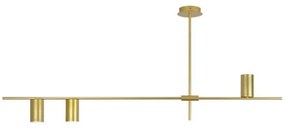 Φωτιστικό Οροφής - Ράγα OD843C130G 3ΧGU10 130Χ12ΧΗ53 Gold Aca Decor Metal