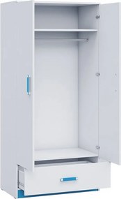 Ντουλάπα Trafiko δίφυλλη-Mple - 90.00Χ50.00Χ189.00cm