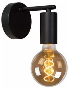 Φωτιστικό Επίτοιχο Lucide 21221-01-30 LEANNE Μαύρο Ματ (Black Mat)