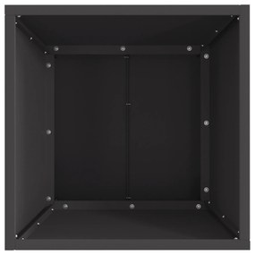 vidaXL Σχάρα Φωτιάς Τετράγωνη Μαύρη 40x40x30 εκ Ατσάλι