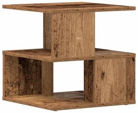 vidaXL Τραπεζάκι Πλευράς Παλαιό ξύλο 40 x 40 x 40 cm