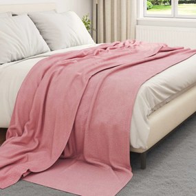 vidaXL Ριχτάρια 24 pcs Ροζ 270 x 240 cm Μαλλί