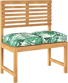 vidaXL Μαξιλάρι 2 pcs Σχέδιο Φύλλου 40 x 40 x 8 εκ. Ύφασμα Όξφορντ