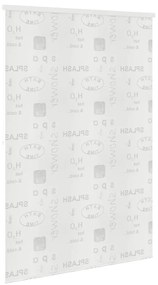 vidaXL Κουρτίνα Μπάνιου Ρολό Σχέδιο Πιτσιλιά 140 x 240 εκ.