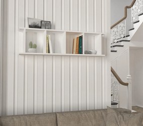Βιβλιοθήκη Λευκό PREDRUN 120x19.5x33.6