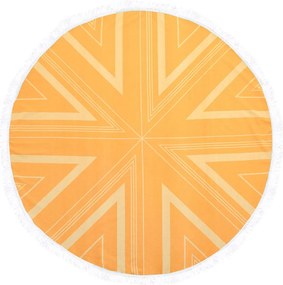 Στρογγυλή Πετσέτα Θαλάσσης Microfiber (Φ150) Estia Save The Aegean Sunscape Mirage 00-23287