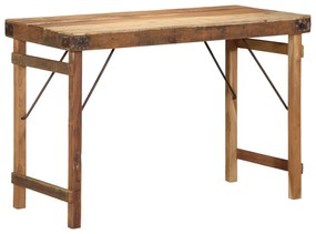 vidaXL Τραπέζι φαγητού  110x55x76 εκ. από μασίφ ανακυκλωμένο ξύλο