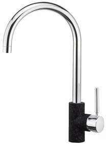 Sanitec Doppio Ψηλή Μπαταρία Κουζίνας Granite Black