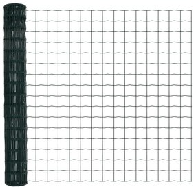 vidaXL Euro Fence με 13 Πρόσθετους Πόλους 1.2x25 μ Γαλβανισμένο Χάλυβα
