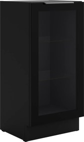 Επιδαπέδια βιτρίνα Universal 40 DW 1F BB-Μαύρο