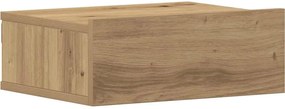 vidaXL Κομοδίνα Κρεμαστά 2 τεμ. Δρυς τεχνίτης 40x32x15 εκ. Μοριοσανίδα