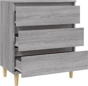 vidaXL Ντουλάπι Γκρι Sonoma 60x35x70 εκ. από Επεξεργασμένο Ξύλο