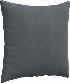 vidaXL Μαξιλάρι Καναπέ 2 pcs Σκούρο Γκρι 80 x 80 cm