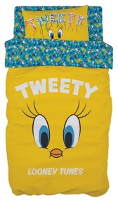 Σετ 3 Τεμαχίων Παιδικά Σεντόνια Tweety Des. 1 Warner Bros 165x250cm Μονή (165x250cm)