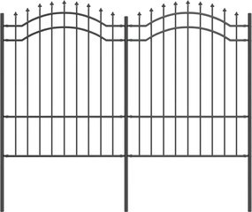 vidaXL Φράχτης Κήπου Woerden Γκρι 240 x 190 cm