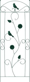 vidaXL Φράχτης Κήπου 3 pcs Πράσινο 110 x 40 cm Ατσάλι