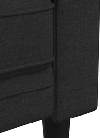 vidaXL Πολυθρόνα Chesterfield Μαύρο Υφασμάτινη