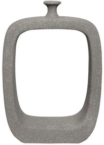 Βάζο Τρύπα 06-00-94725 37x11x60cm Grey Marhome Fiberglass