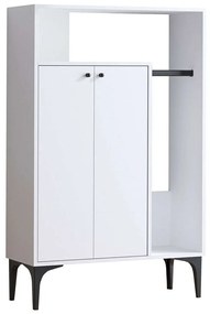 Παπουτσοθήκη Julia 393MRD1414 90x40x145cm White Μοριοσανίδα, Μελαμίνη