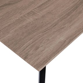 Τραπέζι OFIRA με Μαύρα πόδια Sonama 140x80x76Y εκ. 140x80x76 εκ.