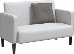 vidaXL Μαξιλάρι Πλάτης Ανοιχτό γκρι 60 x 50 x 19 cm