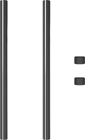 vidaXL Στύλος Περιφράξεων 2 pcs Γκρι 60 cm Ατσάλι με Επικάλυψη Πούδρας