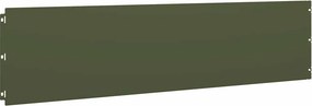 vidaXL Περίγραμμα γκαζόν 10 τμχ. 25 x 103 cm Κρύα έλαση από χάλυβα
