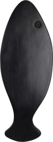 Επιφάνεια Κοπής  Ψάρι Μαύρο Ξύλο 39.5x15.6x1.5cm
