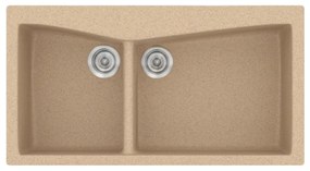 Sanitec Classic 326 Granite Beige Ένθετος Νεροχύτης