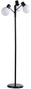 Φωτιστικό Δαπέδου 534LUN5486 Φ30x158cm 3xE27 40W White-Black Opviq