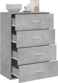 vidaXL Ντουλάπι Γκρι Σκυροδέματος 60x31x84 εκ. Επεξεργασμένο Ξύλο