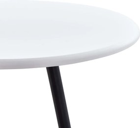 vidaXL Τραπέζι Μπαρ Λευκό 60 x 107,5 εκ. από MDF